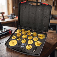 17 Pieces Brake Fluid Exchange Connector Kit Leak-Resistant Brake Fluid Bleeder Adapter Vehicle Brakes System Connector for Home Mechanics