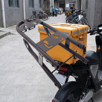 Electric Bike Rear Rack Iron Cycle Cargo Carrier Heavy Duty for Commuters