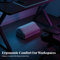 Half-Cylinder Foot Pillow Pressure Relief Ergonomic Accessory Adjustable Height