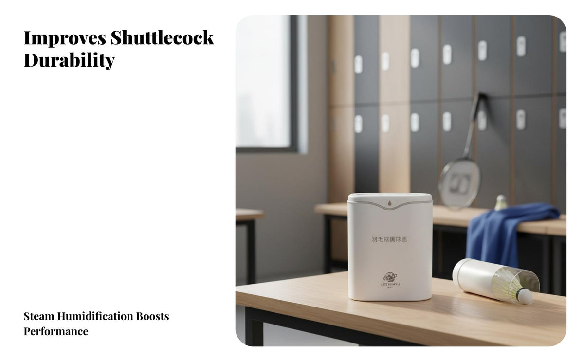 Enhances Toughness Badminton Shuttlecock Steamer Type-C Port Shuttlecock Humidifier Built-in Battery for Training Sessions, On The Go, Home