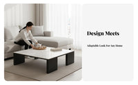 Italian design dual-levelTier Table Minimalist Design Living Room Furnishing Modern Aesthetic Space-Saving for Apartment Dwellers, Homeowners, Interior Decorators, Small Spaces, Lounge, recreation Area, Office