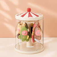 Stuffed Figure Display Case Transparent Accessory Hanger Stand Figure Display Case Compact Showcase Unique Design for Collectors