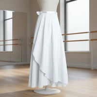 Long Sheer Ballet Skirt Comfortable for Rehearsal