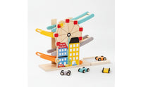 Wooden Race Track Car Ramp Racer Hands-on Wooden Ramp Racer Educational Slide Toy for Young Children