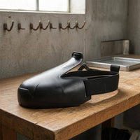 Slip-on Anti-Crush Shoe Cover Open Back Safety Shoe Cover Adjustable Strap Foot Protection Molded Plastic