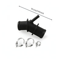 Stepped Cooling-System Hose Adapter with Clamps High-Temperature Resistant Coolant Hose Connector Adapter with Clamps Leak-Proof Coolant Line Connector Reinforced for Automotive Repair