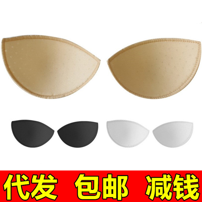 Breathable Sponge Bra Inserts for Swimsuits & Sports Bras - Anti-Bump, Thin, Half-Moon Shape