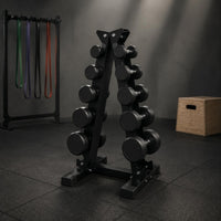 Triangular Dumbbell Rack Cross-Supported Floor-Standing Dumbbell Rack Triangular Fitness Equipment