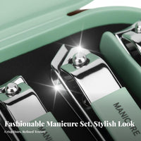 7 Pieces 7-Piece Grooming Tool Set Antianti-Scatter Design 7-Piece Nail Tool Kit Portable Individual Upkeep Accessories for Gentlemen, Wogentlemen
