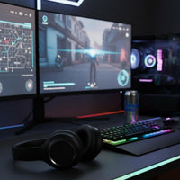 Over Ear Headphones TF Card Slot Foldable Headset Sound Gaming Headset for Users, Travel, Office