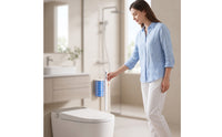 Attractive Toilet Brush with Holder Wall-Mounted for Small Apartments, Families