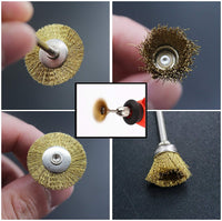 45-Piece Mini Wire Brush Set for Cleaning and Polishing