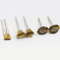 45-Piece Mini Wire Brush Set for Cleaning and Polishing