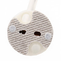 Ceramic Lamp for Home Lighting, MR16 15cm Ceramic Lamp Holder with Individual Wires, 85-220A Rated Current for DIY Lighting