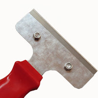 Thickened Red Handle Scraper Knife for Cleaning and Putty Application