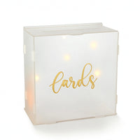 Ceremony Card Holder Box White Card Box with Top Openingopening for Newlyweds, Gift Tables