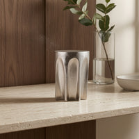Aluminum Cylinder ornament Minimalist Geometric Sculpture Lustrous Decorative Piece for Interior Designers