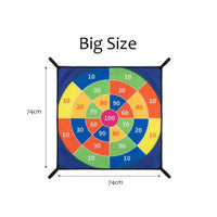 Safe Substitute to Sharp Darts Trampoline Target Board Soft Fabric Sticky Ball Dartboard for Children
