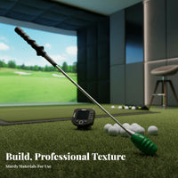 Sport Swing Instructor Builds Muscle Memory Sport Tempo Training Stick Weighted Swing Stick Auditory Feedback Portable