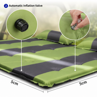 Automatic Inflatable Picnic Mat Thickened Moisture-proof Pad for 3-4 People, 5cm Thick Outdoor Camping Tent Ground Mat Lunch Break Mattress