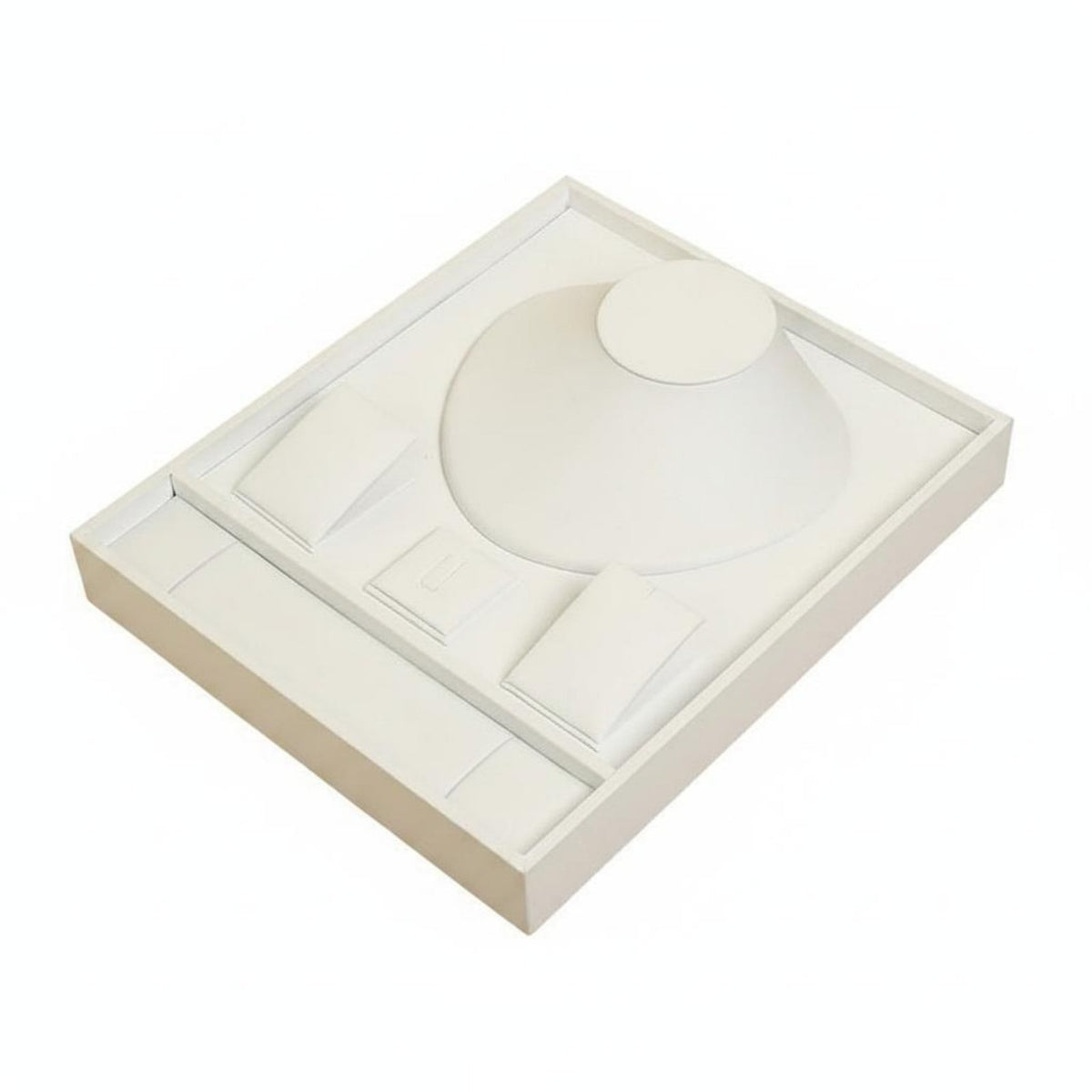 Velvet Jewelry Tray Scratch-Resistant Band Organizer Non-Slip Presentation Layout Storage for Retail Sellers