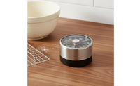 Cooking Timer Twist Dial Magnetic Kitchen Timer Mechanical Countdown Clock Stainless Steel Analog Timer Visual Timer Suitable for Office School Kitchen