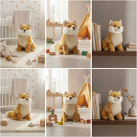 Wild Canine Plush Stuffed Animal Cute Wild Canine Plush Stuffed Toy Decorative