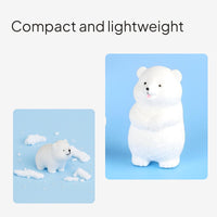 Polar Bear Penguin Resin Animal Desktop Aquarium Decor DIY