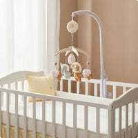 Mobile with Arm Curved Infant Mobile with Soft Toys Adjustable for Infants, Nursery