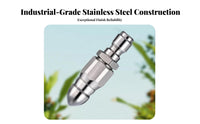 1/4 Inch Quick Connect Cleaner Nozzle Powerful Clog Removal Sewer Cleaner Nozzle High Pressure Drain Cleaning Head for Professionals