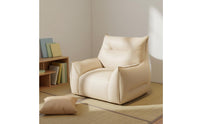 Removable and Washable Single Lazy Sofa High Resilience Little Devil Armchair Ergonomic Design Structured Bean Bag Sofa Wear-Resistant Material for Living Room, Balcony, Playroom