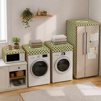 Nordic Style Waterproof Dust Cover for Washing Machine Refrigerator Microwave Oven