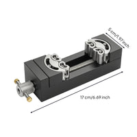 Mini Vise Clamp Portable Vise with Brass Handle Tool for Hobbyists