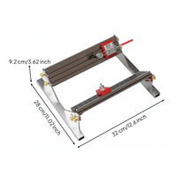 Adjustable Size Drawer Positioner Jig Repeatable Setup Woodworking Tool Universal Fit for Furniture Repair