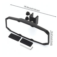 Stable Wide-Angle Rearview Mirror Vibration-Resistant Rearview Mirror with Clamp for UTVs