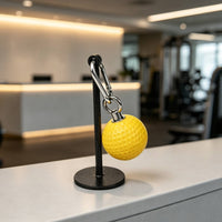 Textured Grip Ball with Carabiner Sturdy Grip Training Ball Portable Pull up Grips with Carabiners Secure for Climbers, Home Gym