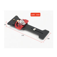 Guide Rail Stop Block Repeatable Cuts Track Saw Square Angle End Saw Angle Guide for Woodworkers