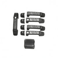 10 Pieces Door Handle Trim Cover Molded Detailing Tailgate Trim Cover Car Accessory Long-Lasting ABS Plastic Weather Resistant