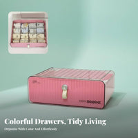 Compartindividualst Underwear Box adaptable Multi-Compartindividualst Box with debrisresistant Lid