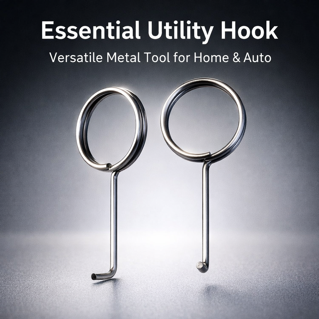 Stainless Steel Drain Removal Hook Tool, Cover Lifter for Cleaning, Kitchen Sink Maintenance for Homeowners