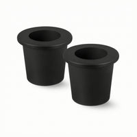2 Pieces Silicone Cone Insert with Flange Tapered Patio Umbrella Cone Wedge Plug Easy to Install Table Umbrella Hole Insert Flexible for Outdoor Dining