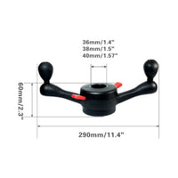 Ergonomic Wing Nut with Grip Arms Convenient Wheel Balancer Nut Heavy Duty Tire Balancing Tool Solid for Technicians