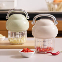Portable Meat Multi-Functional Electric Mini Chopper Easy to Clean Cordless Garlic Mincer for Pet Owners, Parents
