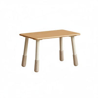 sturdy Wood Construction young child Drawing Table with Paper Roll Height Adjustable children's Furniture Multi-Functional Play Desk Rounded Corners for children 3+, Preschoolers, young children, children's activity area, Nursery, Home