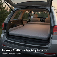 Easy To Inflate Car Air Mattress Portable Back Seat Sleeping Mattress Comfortable Car Travel Sleeping Pad Waterproof for Travelers, Road Trippers, Outdoor Enthusiasts, Long-Distance Driving, Camping