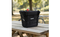 Bike Front Basket with Handles Collapsible Foldable Bike Basket with Zipper Soft-Sided Lightweight for Commuters
