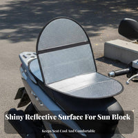 Sun Protection Anti-Scald Saddle Cushion Long-Lasting Motorcycle Sunshade Seat Cover Easy to Clean for Summer, Outdoor