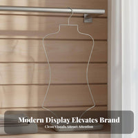 Multifunctional Metal Swimsuit Hanger Long-Lasting Metal Hanger with Clips Rust-Proof for Women, Kids, Shop Display, Boutique, Laundry Room