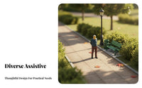 1:64 Scale People Model Realistic Design 1:64 Scale Figure Recovery Scene Figure Lifelike Features Miniature Landscape Person