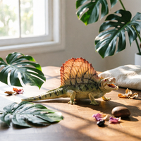 Dimetrodon Model Sturdy for Education Sail-Backed Dinosaur Toy Educational